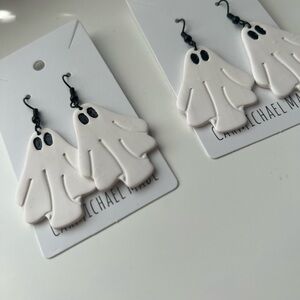 Ghost Clay Earrings
